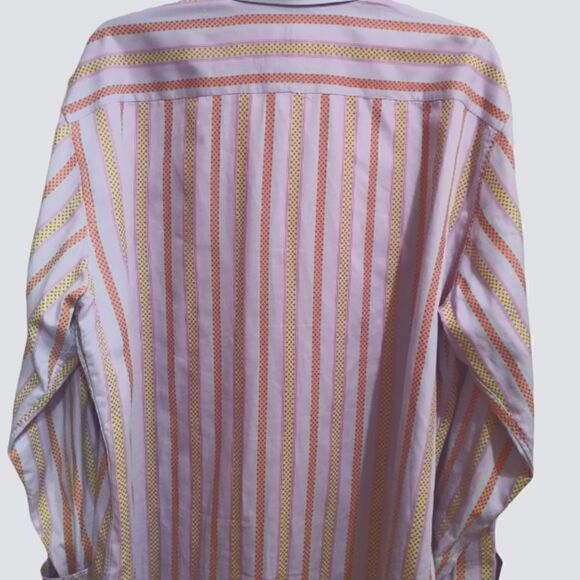 Robert Graham mens striped shirt size XL TG - Picture 2 of 8